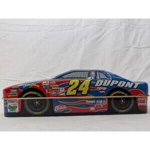NASCAR Jeff Gordon Dupont 24 Palmer's Candy Racecar Shaped Collectable Tin